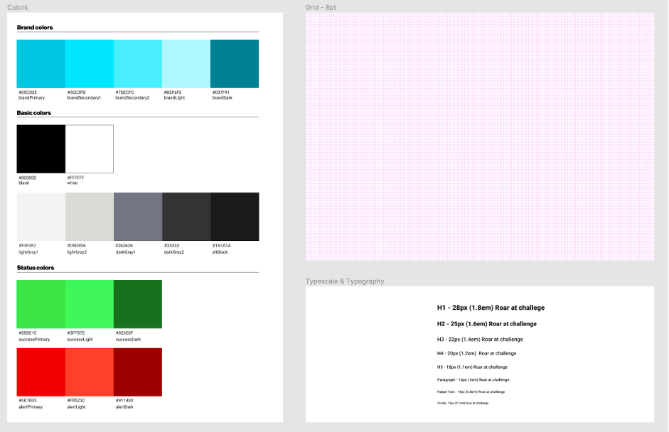 Design assets in Figma