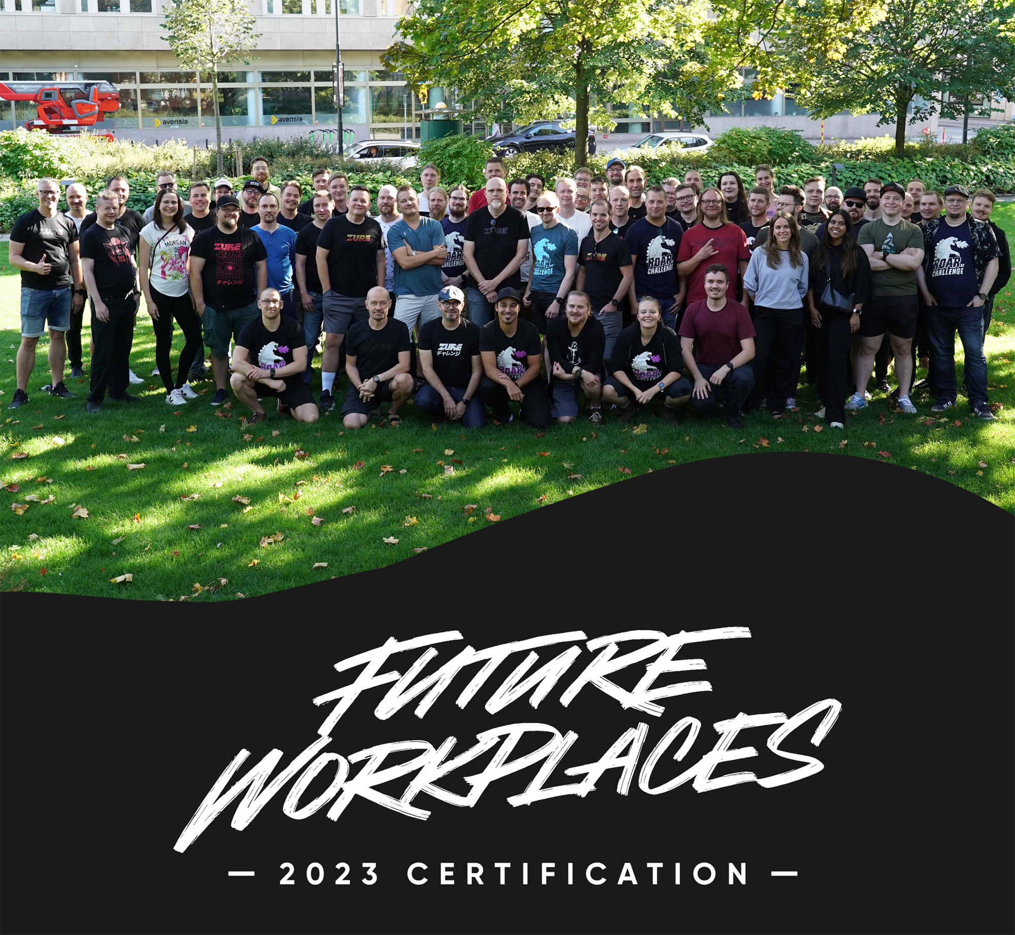 Zure is Future workplaces certified 2023